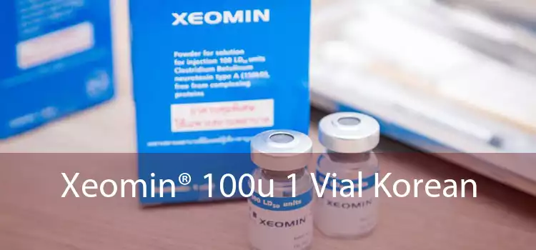 Xeomin® 100u 1 Vial Korean 